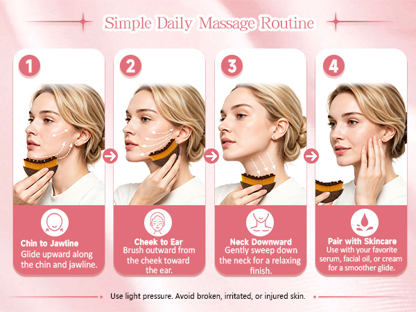 lymphatic contour face brush