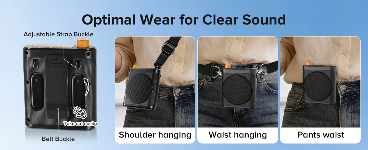 portable voice amplifier