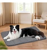 ZAKAPAWS Dog Crate Pad for Large Dog - 35x23 Memory Foam Dog Bed, Washable & Anti-Slip Dog Bed Ma...