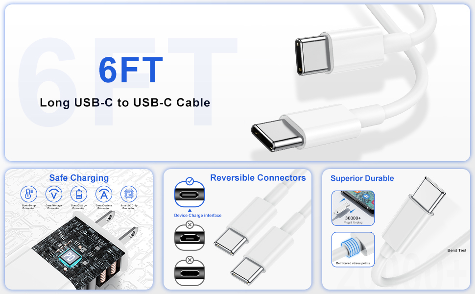 Durable USB C Cable