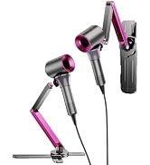 Blissfuhue Adjustable Blow Dryer Holder Wall Mounted Storage,Hands-Free Bathroom Blow Dryer Holde...