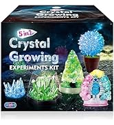 UNGLINGA Crystal Growing Kit, Experiment Science Kits for Kids Age 6-8-10-12, STEM Projects Learn...