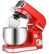 Stand Mixer, Kitchen in the box 3.2Qt Small Electric Food Mixer,6 Speeds Portable Lightweight Kit...