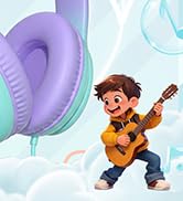Toddler headsets wired kids headphones for school