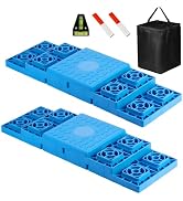 Caravista RV Leveling Blocks - 12 Pack Heavy Duty Camper Leveling Blocks with Handbag and T-Shape...