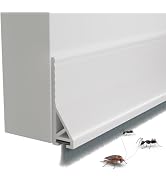 KNEELISA 39”X 1 Pack Rubber Door Sweep for Bottom of Door Exterior & Interior,Silicone Adhesive U...