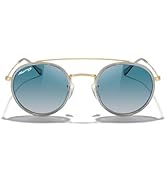 MERRY'S Retro Round Polarized Sunglasses - Unisex Double Bridge Sun Glasses