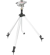 Gilmour Pro Telescoping Extra Large Area Circular Water Sprinkler for Lawn, Tripod Sprinkler with...