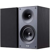 VEVOR Passive Bookshelf Speaker, 300W, Book Shelf Stereo Speakers with 5.25-Inch Woofer and 1-Inc...
