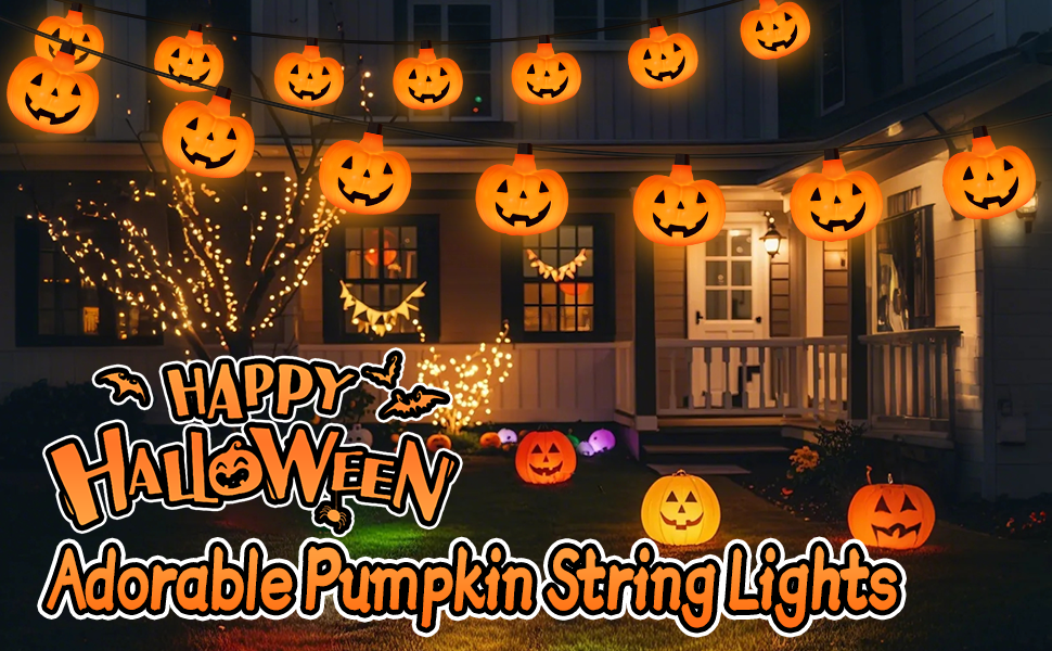 Halloween string lights for outside, outdoor Halloween string lights
