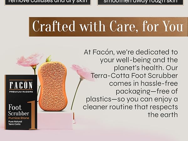 Facón Pumice Stone Exfoliating Foot Scrubber