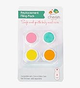 Replacement Filing Pads for Cherish Baby Care Electric Baby Nail Trimmer - Includes 4 Filing Disc...