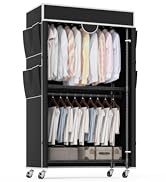 garment rack with cover