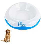 ALL FOR PAWS Dog Cooling Water Bowl, Pet Cold Bowl Cooler for Large Dogs & Multi-Pet Homes, Chill...
