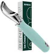 Beneno Heavy Duty Ice Cream Scoop with Comfortable Grip Long Handle, Upgraded Anti-fracture Durab...