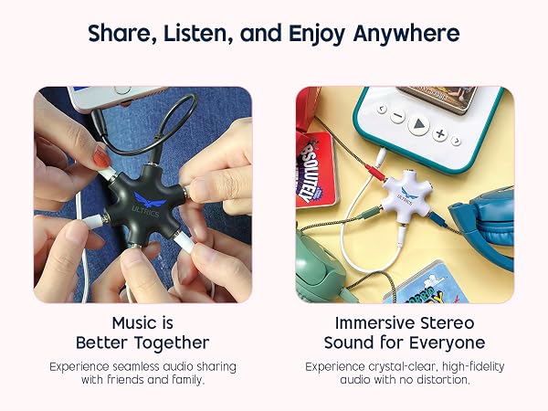 ULTRICS Headphone Splitter