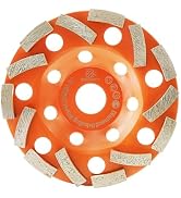Diamond Grinding Wheels 5 inch - BRSCHNITT Diamond Wheel Cup for Grinding/Polishing/Cleaning Surf...