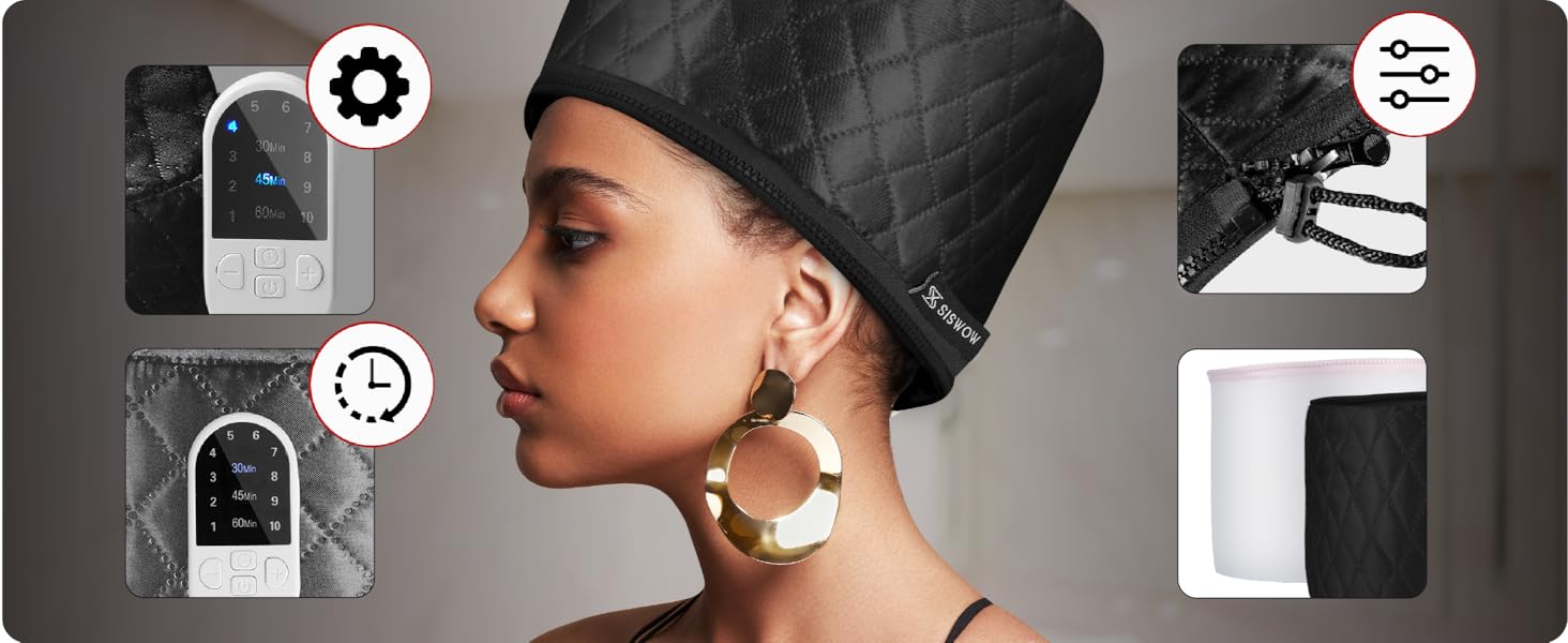 SISWOW hair thermal deep conditioning cap