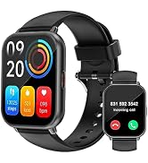 RUIMEN Smart Watches for Men Women (Answer/Make Calls, 2 Bands Included), 1.8" Smartwatch for iOS...