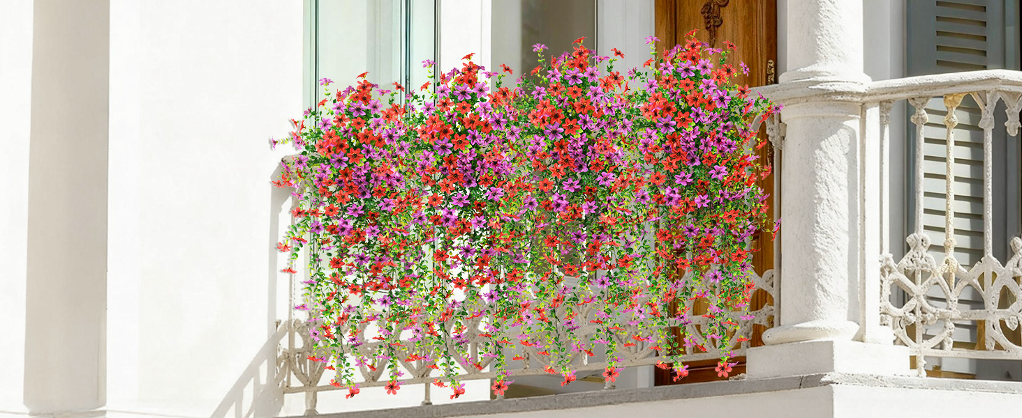 artificial hanging plants