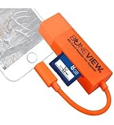 Trail Camera Viewer for iPhone, Corded SD Memory Card Reader Plays Video & Photo on All Latest Ap...