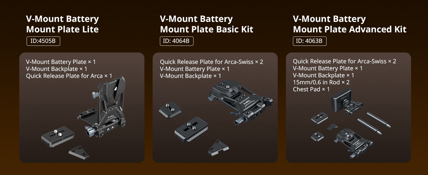 v mount battery plate 4505B