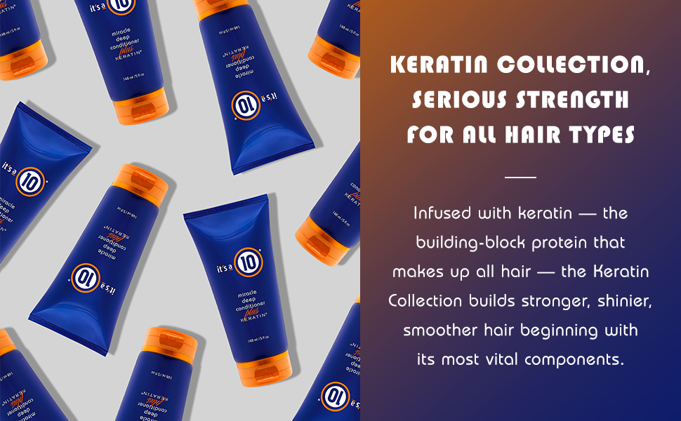 Keratin Collection, serious strength for all hair types