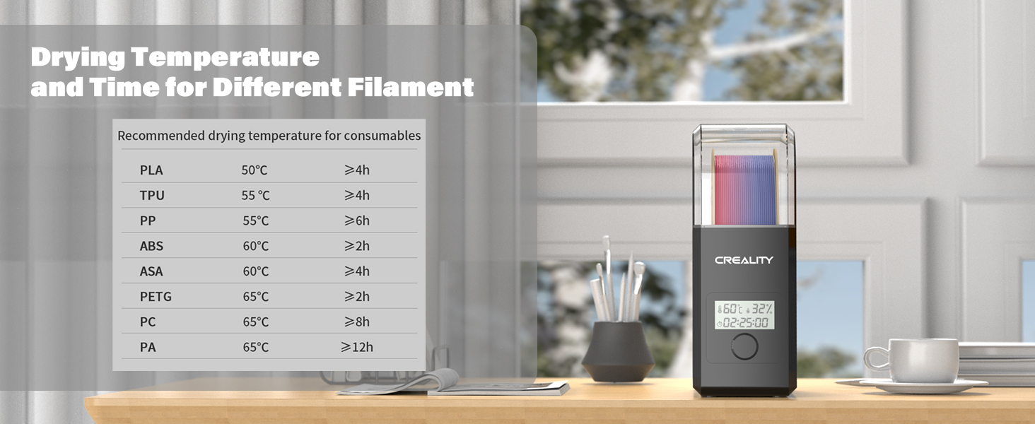 3d printer filament dryer