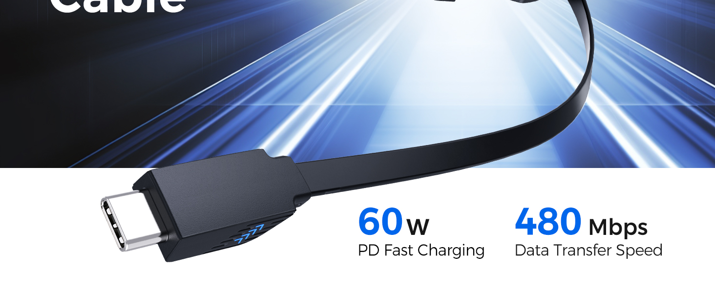 retractable usb c cable