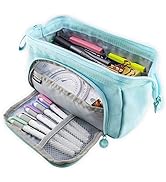 Teskyer Big Capacity Pencil Case, Extra Large Pencil Pouch, Easy to Carry Pencil Bag for Students...
