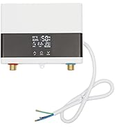Mini Electric Tankless Water Heater 4000W 110V Constant Temperature Instant Hot Water Heater with...