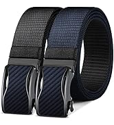 BULLIANT Mens Ratchet Belt Reversible,Web Nylon Casual Belt for Gift Men Golf Hiking Pants Jeans ...