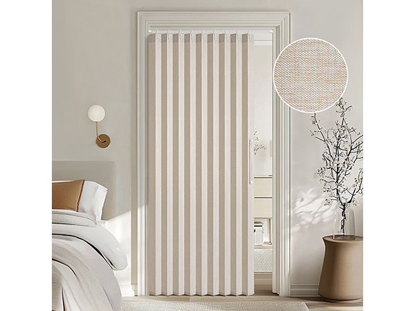 closet door curtain