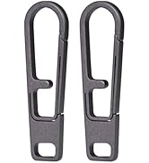 Heavy Duty Titanium Zipper Pull Replacement Set, Durable Zipper Handle Fixer for Backpacks, Lugga...