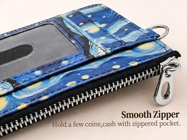 zipper pocket wallet