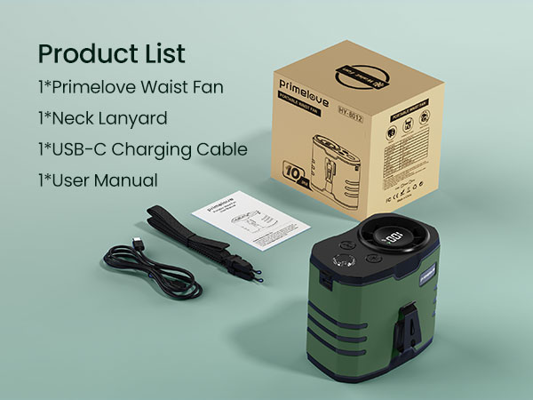 rechargeable fan