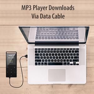 mp3 player with USB cable to copy and paste tracks