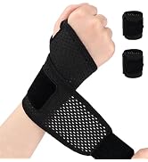 Breathable Wrist Brace (2Pack), Mesh Wrist Wraps Support for Tendonitis, Arthritis, Carpal Tunnel...
