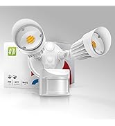 ASD 25W 2300LM LED Outdoor Security Light Motion Sensor Flood Light, 3000K/4000K/5000K, IP65 Wate...