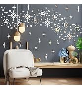 Star Wall Decals Acrylic Mirror Wall Stickers Peel and Stick Star Mirror Stickers Decor Removable...