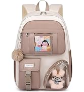 FIUAIE School Backpack for Teen Girls Bookbag: Large 17.3 Inch Backpacks for Kids Middle High Sch...