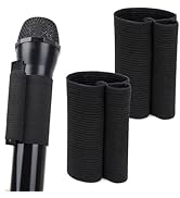 YOUSHARES Handheld Microphone Elastic Sleeve, Attach Handheld Mic (Shure SM58, Behringer XM8500) ...