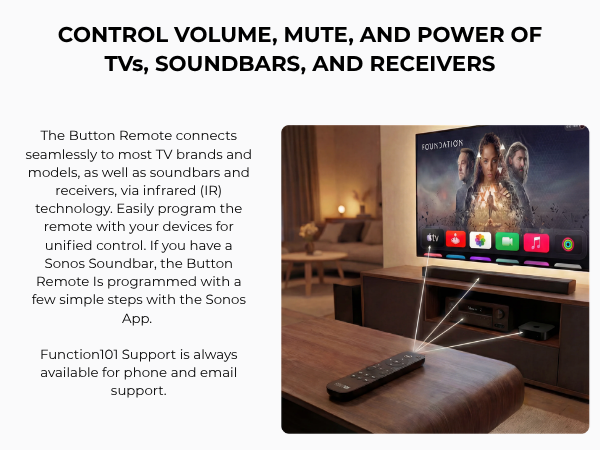 Apple TV Remote Soundbar TV Receiver