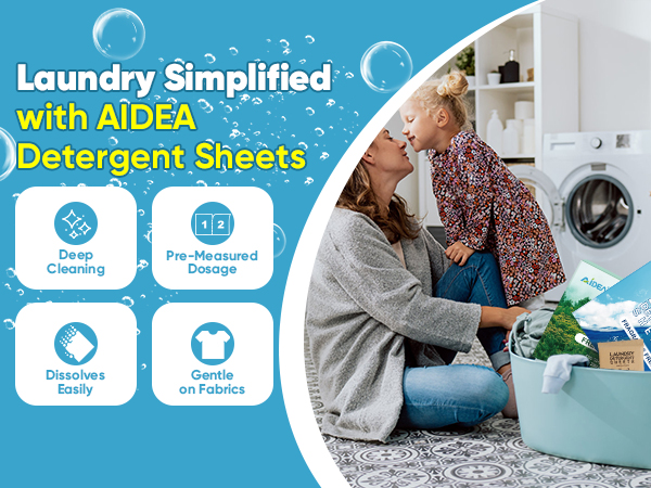 AIDEA Laundry Detergent Sheets