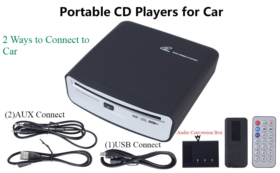 USB External CD Player for Car