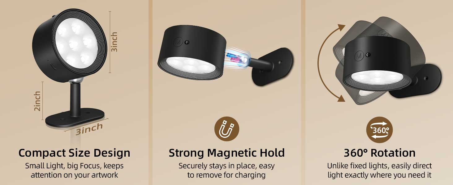magnetic picture lights