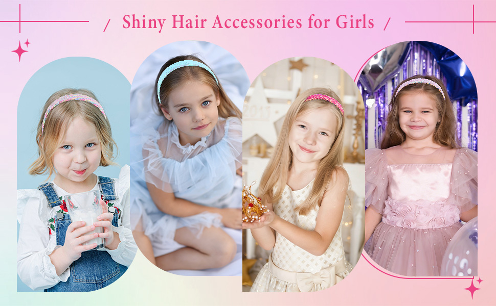 Iridescent Hair Accessories, Easy to Match