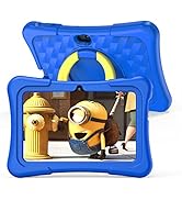 PRITOM K7 PRO 7 inch Blue Kids Tablet, 32 GB | WiFi, Bluetooth | Camera | Parental Control | Case