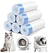 120 Count 26"x11.8" Cat Litter Box Liners Compatible with Fsitego & Fumoi Self-Cleaning Litter Bo...