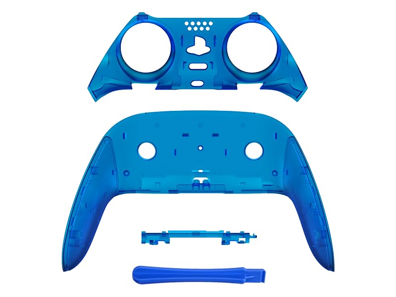 eXtremeRate Top Bottom Decorative Trim Shell For ps5 Edge Controller Replacement Shell Plates Cover